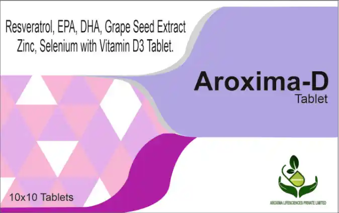 Placeholder packaging for Aroxima-D Tablet.